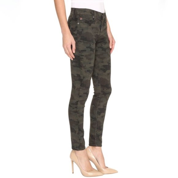Hudson Collin Midrise Skinny Ankle Camouflage Jeans - Picture 2 of 14
